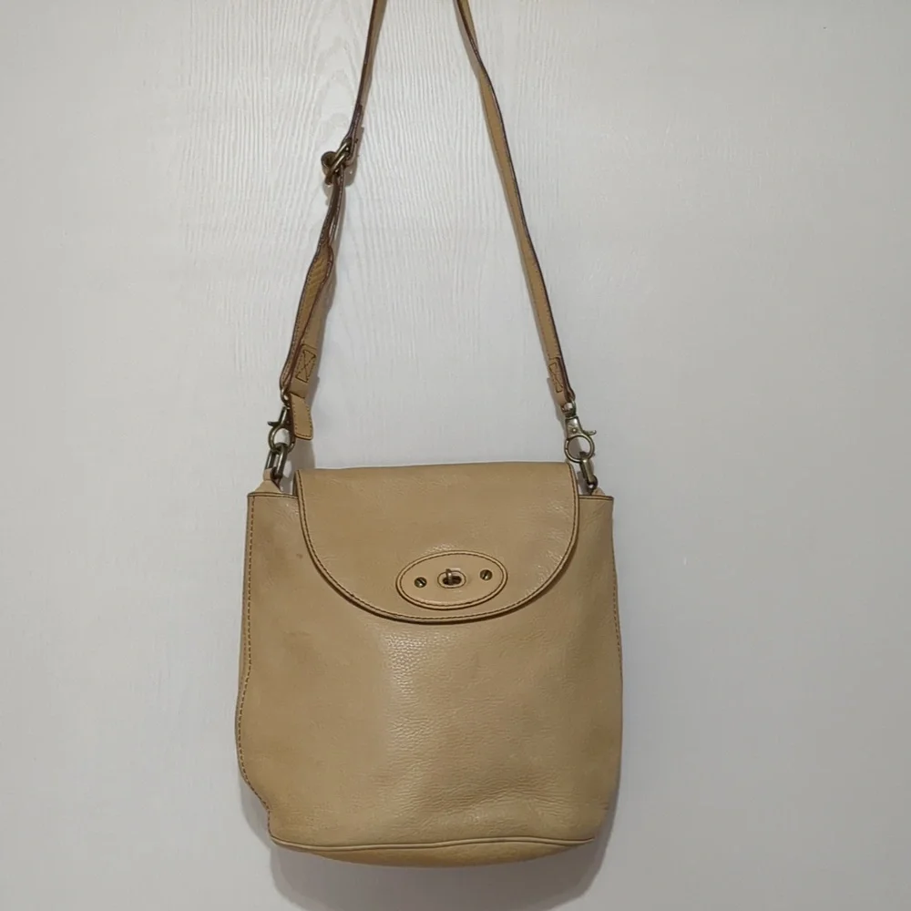 UGG Leather Hobo Bag with long strap